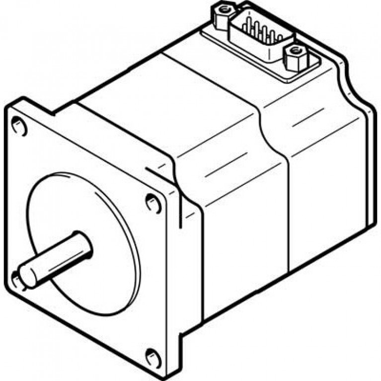 EMMS-ST-57-S-S-G2 Шаговый двигатель Festo 57 мм