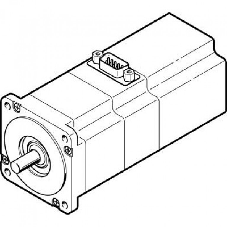 EMMS-ST-57-S-SB-G2 Шаговый двигатель Festo 57 мм