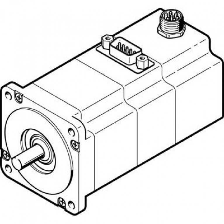 EMMS-ST-57-S-SE-G2 Шаговый двигатель Festo 57 мм