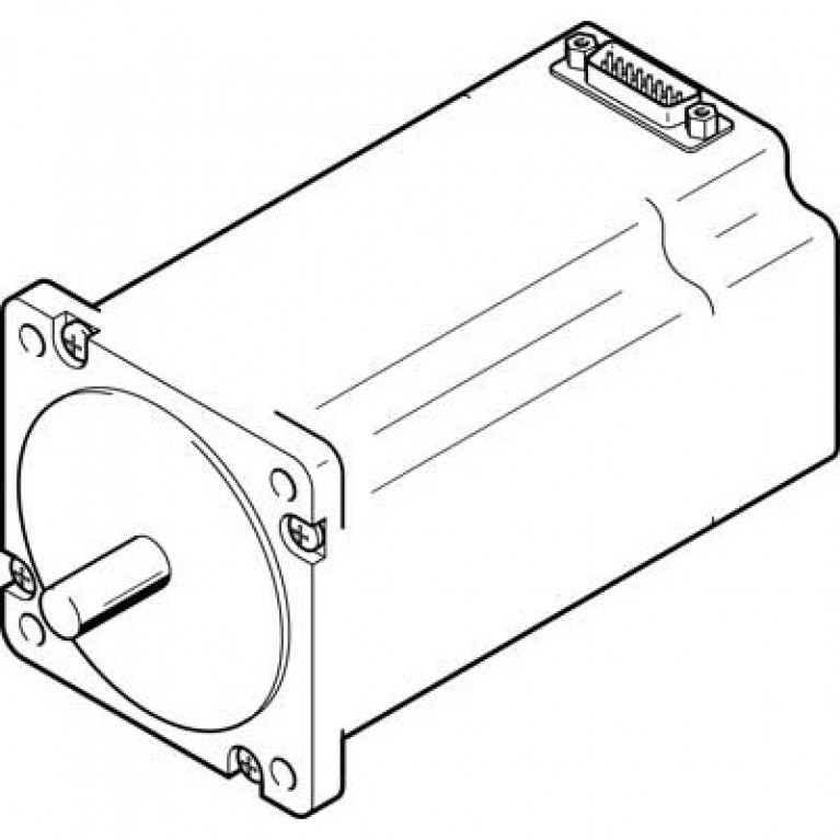 EMMS-ST-87-L-S-G2 Шаговый двигатель Festo 87 мм