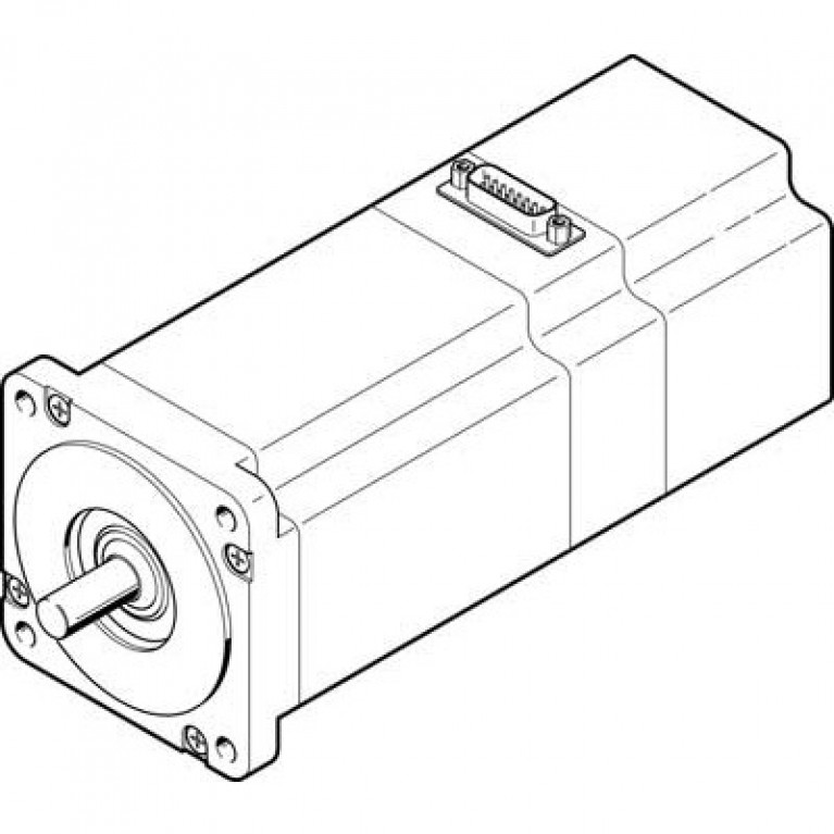EMMS-ST-87-L-SB-G2 Шаговый двигатель Festo 87 мм