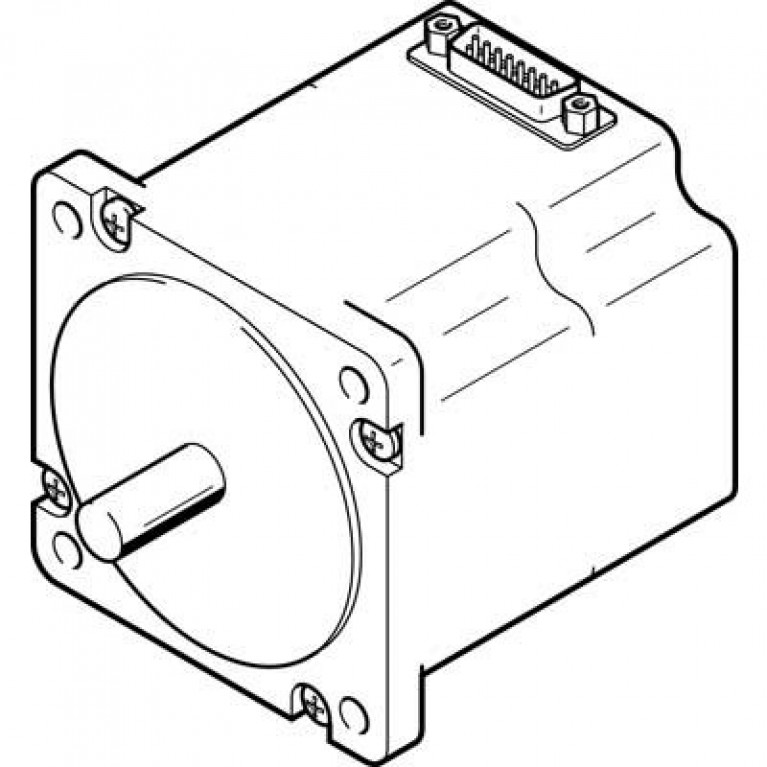 EMMS-ST-87-S-S-G2 Шаговый двигатель Festo 87 мм