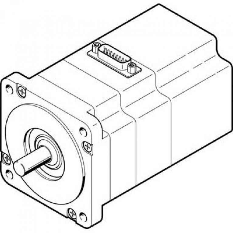EMMS-ST-87-S-SB-G2 Шаговый двигатель Festo 87 мм