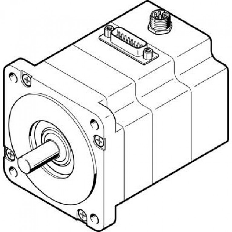 EMMS-ST-87-S-SE-G2 Шаговый двигатель Festo 87 мм