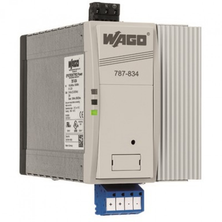 787-834 WAGO PRO POWER 1-Ф, 20 А, 24 В постоянного тока