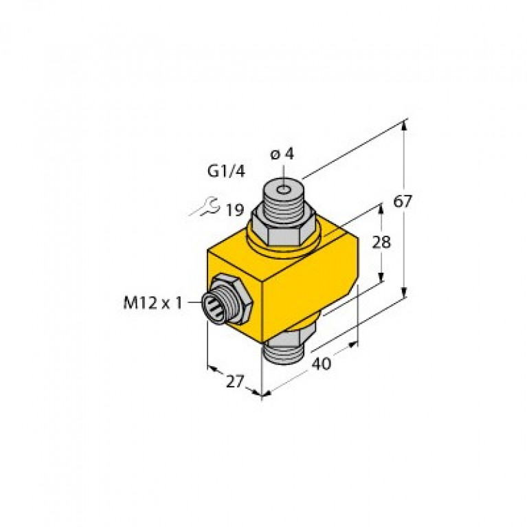 Датчик расхода Turck FCI-D04A4P-NA-H1141