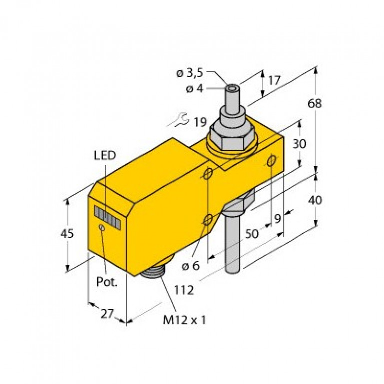 Датчик расхода Turck FCI-TCD04A4P-ARX-H1140