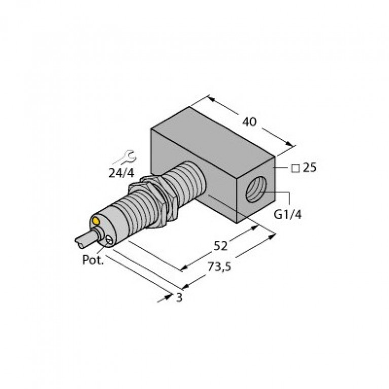 Датчик расхода Turck FCS-M18-AP8X/D041