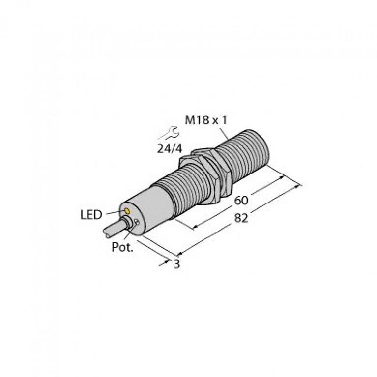 Датчик расхода Turck FCS-M18-LIX