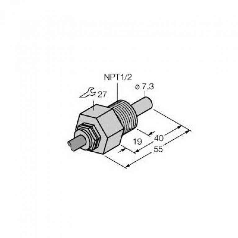 Датчик расхода Turck FCS-N1/2A4-NA 8M