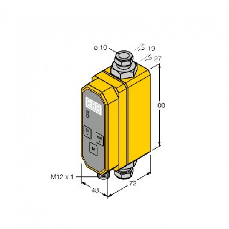 Датчик расхода Turck FTCI-10D10A4P-LI-UP8X-H1141