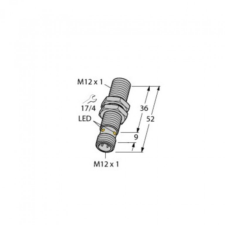 BI4-M12-AP6X-H1141 Индуктивный датчик Turck