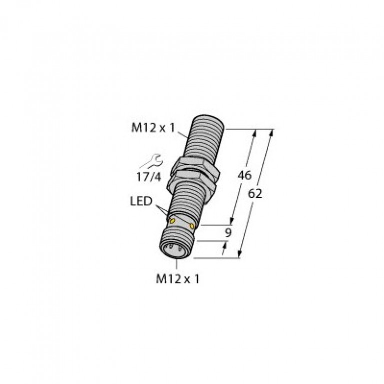 BIM-M12E-AP4X-H1141 ИНДУКТИВНЫЙ МАГНИТНЫЙ ДАТЧИК TURCK