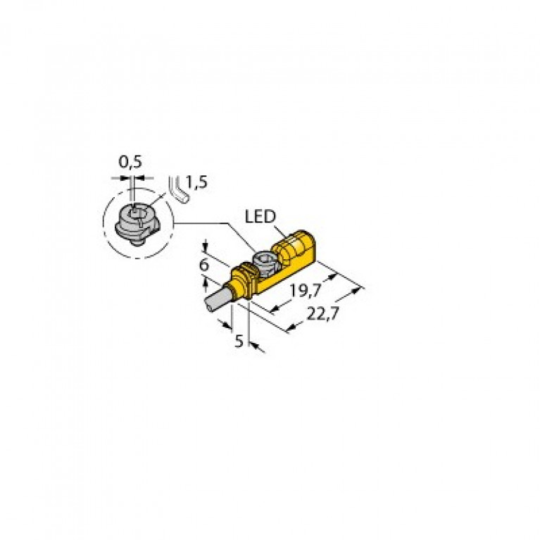 BIM-UNTK-AP6X Датчики движения Turck/Поз. клапана Датчики