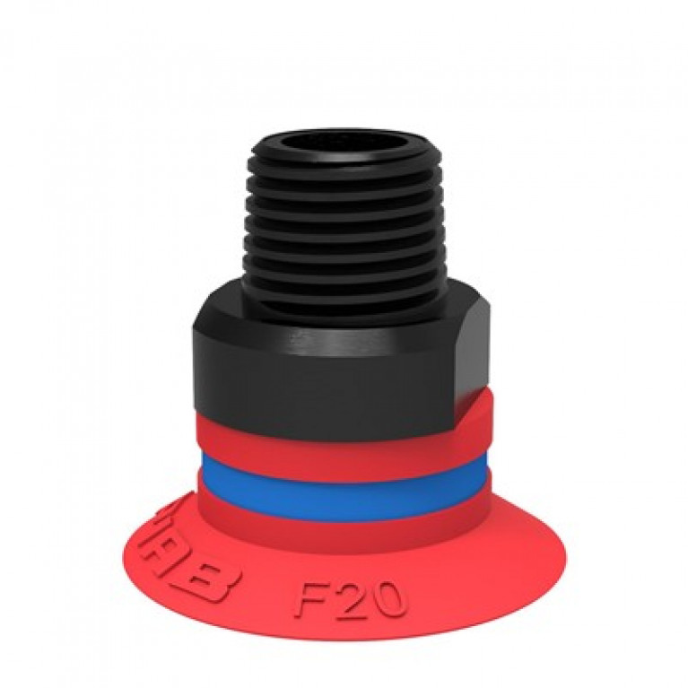 F20.20.02DC Плоская вакуумная чашка Piab